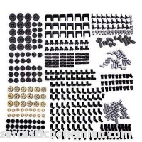 LOONGON Technic Series Parts 450 Pieces Gear Chain Link Connectors Bricks Sets Technic Parts Pack for Robot Compatible with Lego Technic Parts